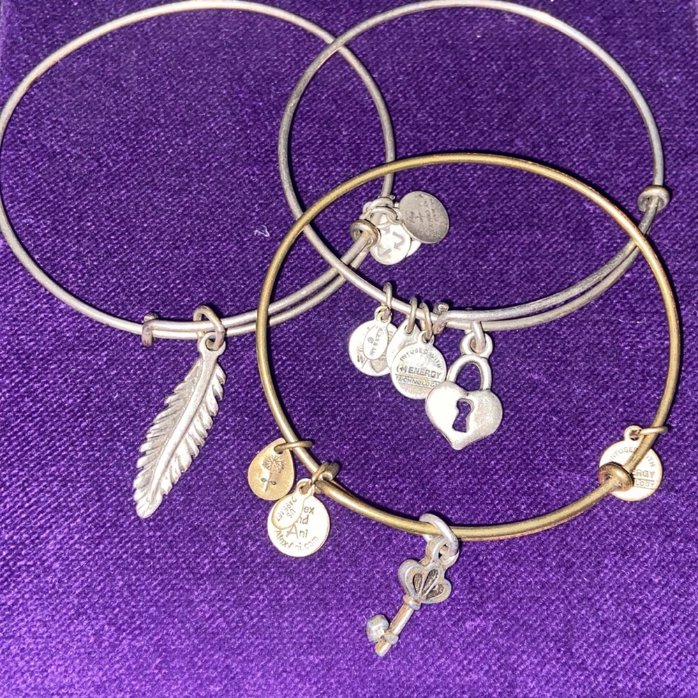 Alex & Ani Key Charm Bracelets